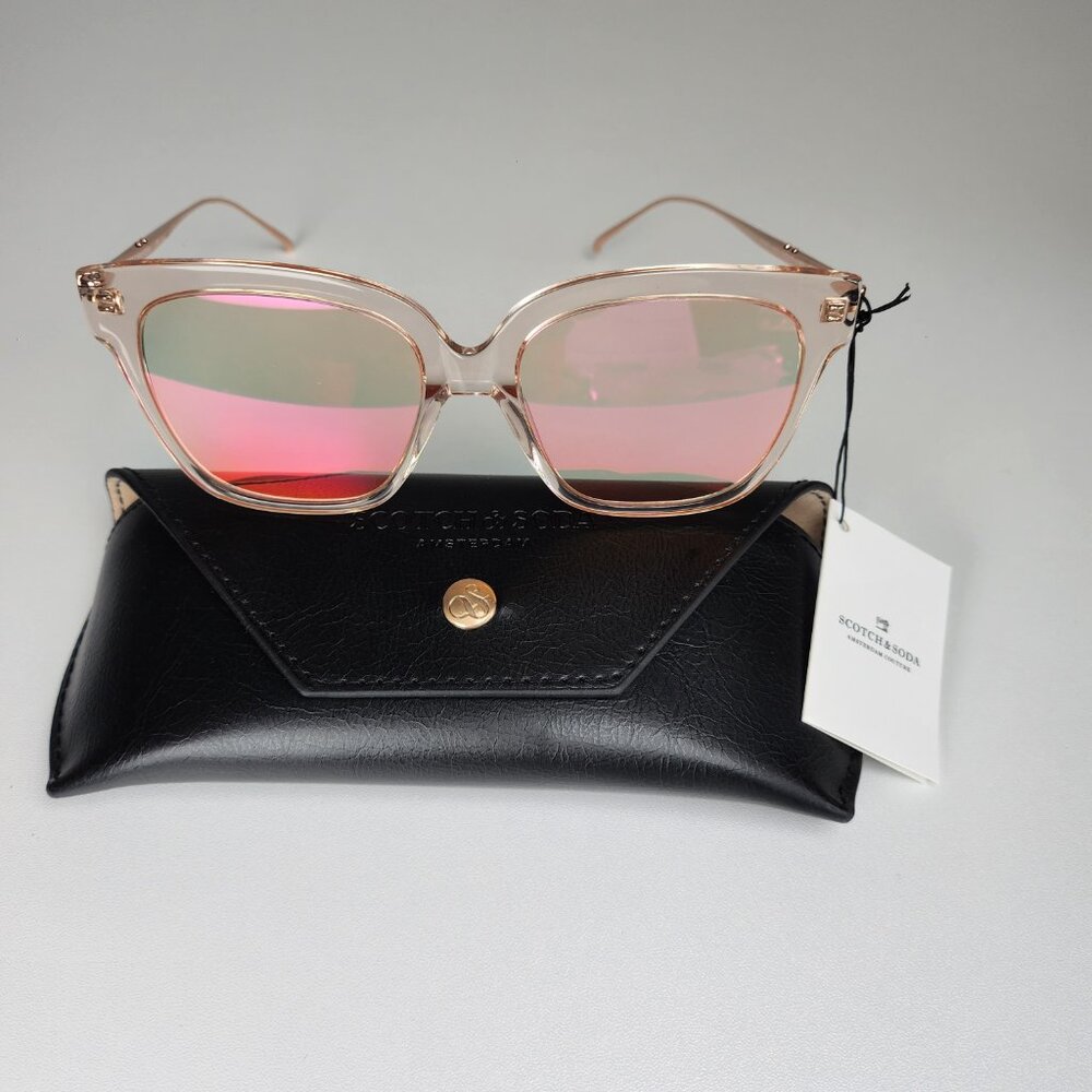 FINAL PRICE - SCOTCH & SODA WOMEN'S ROSE GOLD / PINK SUNGLASSES